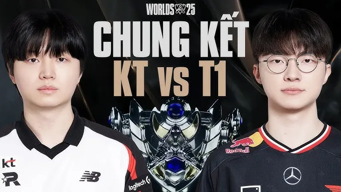 CKTG 2025: T1 vs KT – “Đại Chiến Viễn Thông” Làm Rung Chuyển LCK Và Toàn Thế Giới 15 CKTG 2025 - Đại chiến viễn thông T1 vs KT